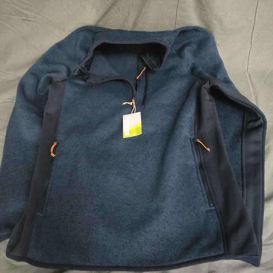 MOUNTAIN WAREHOUSE TRESTON HALF ZIP IN NAVY SIZE L