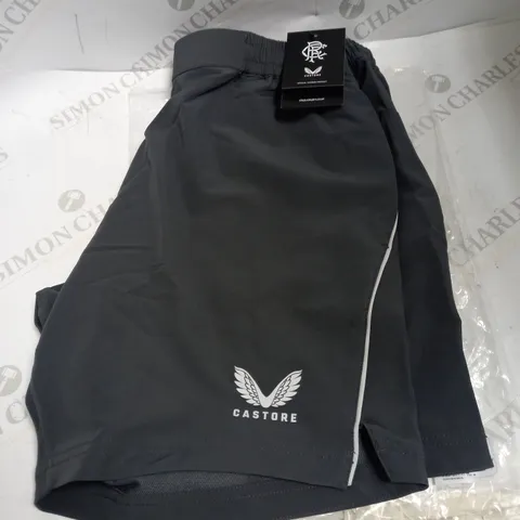 CASTORE RANGERS STORE IRONGATE RANGERS MENβS TRAVEL SHORTS, MEDIUM