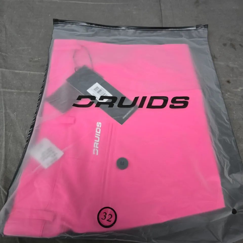 DRUIDS MEN'S CLIMA SHORTS – PINK, UK 32