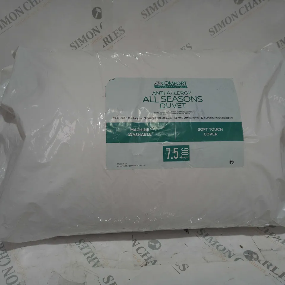 AIR COMFORT ALL SEASONS DUVET - SINGLE BED 