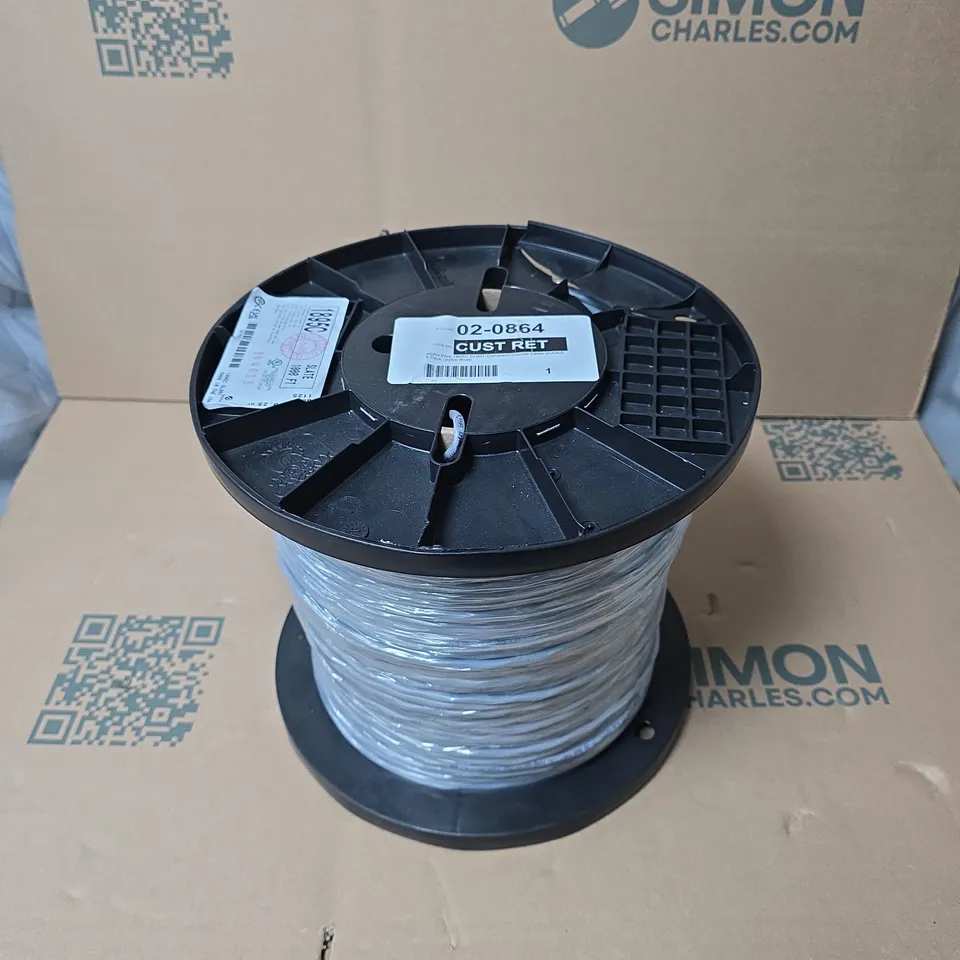ALPHA WIRE 1895C SL001 20AWG 2-CORE COMMAND/CONTROL CABLE – 305M REEL (02-0864)