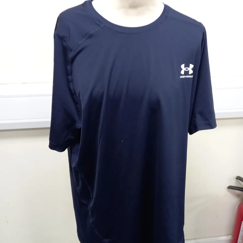 XL NAVY BLUE UNDER ARMOUR T-SHIRT 