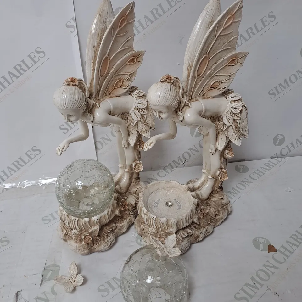 BOXED GARDEN REFLECTIONS SET OF 2 SOLAR FAIRIES