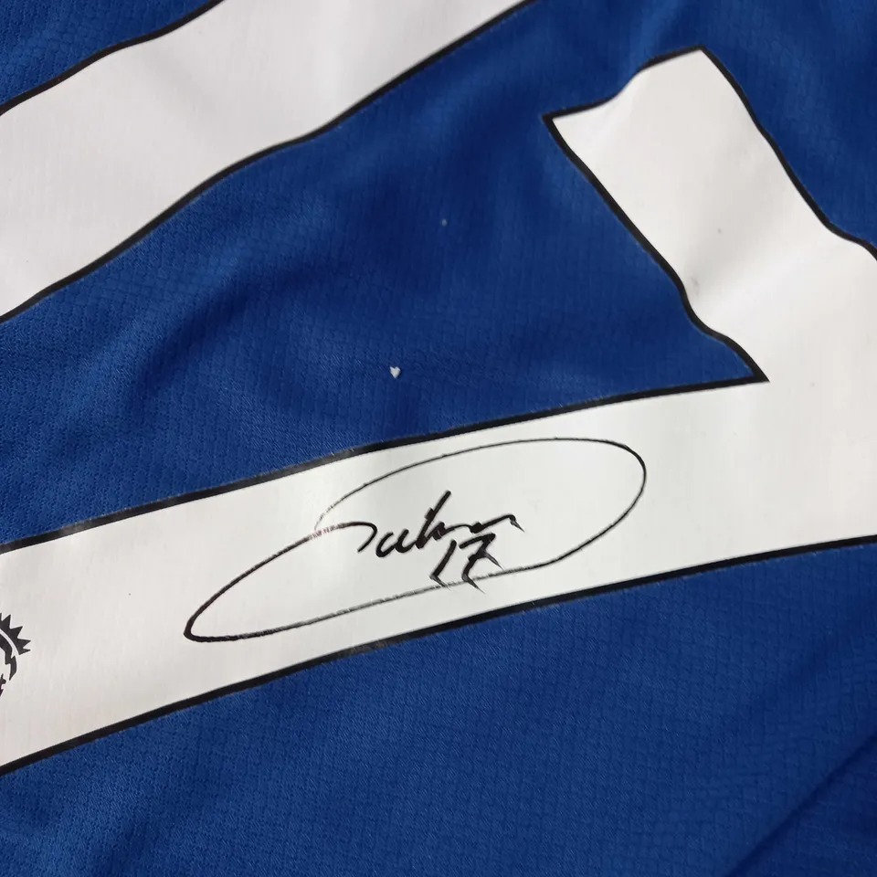 NIKE + CHEALSEA FC LONDON STERLING 17 FOOTBALL SHIRT - SIGNED 