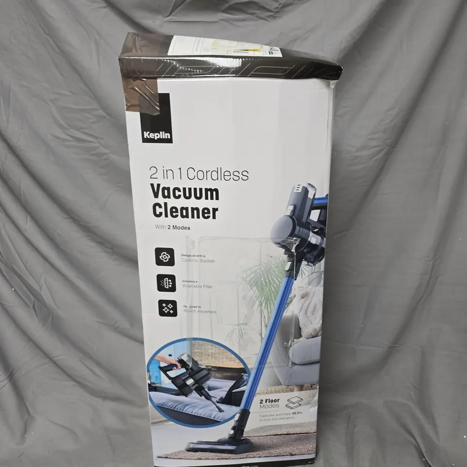 BOXED KEPLIN 2IN1 CORDLESS VACUUM CLEANER