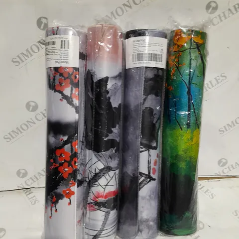 LOT OF 4 ASSORTED LARGE MOUSE MATS