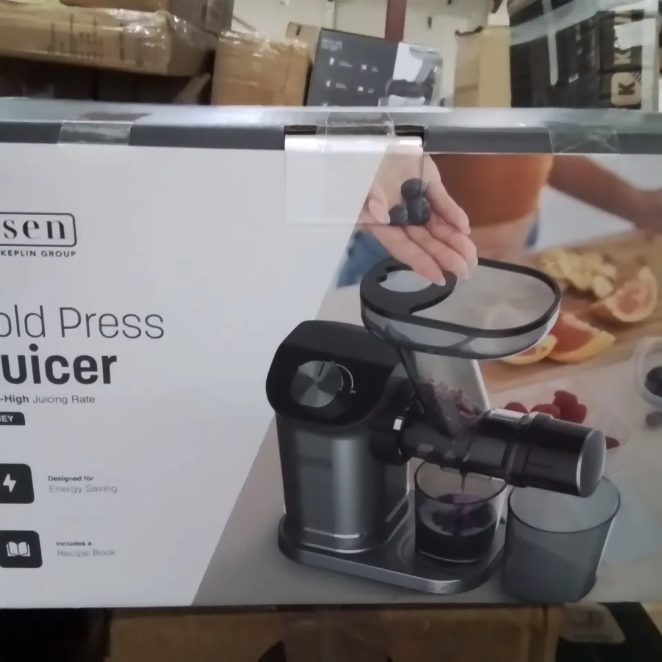 BOXED KEPLIN COLD PRESS JUICER 