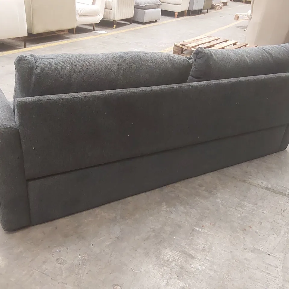 QUALITY DESIGNER FABRIC UPHOLSTERED 4 SEATER SOFA