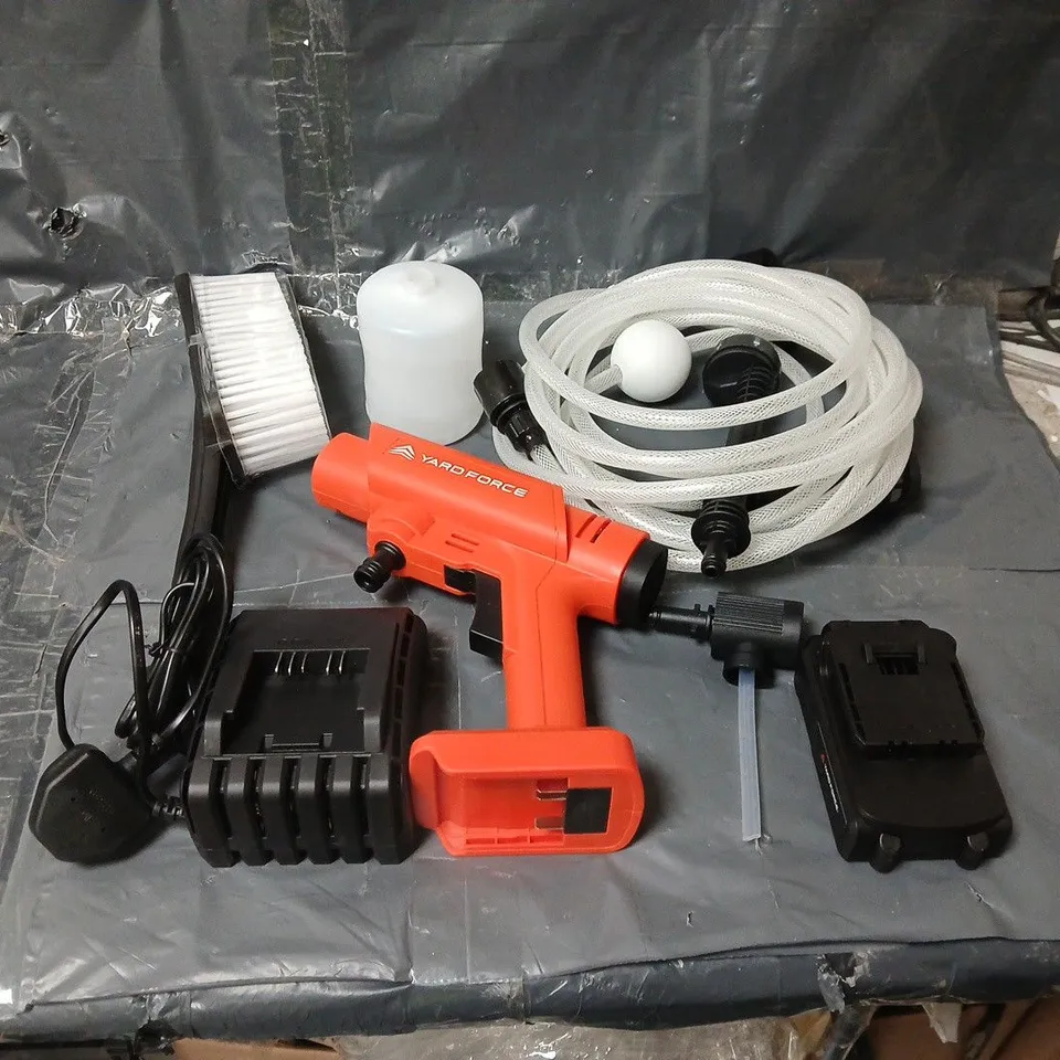 Yard Force 20V Cordless Pressure Washer Kit