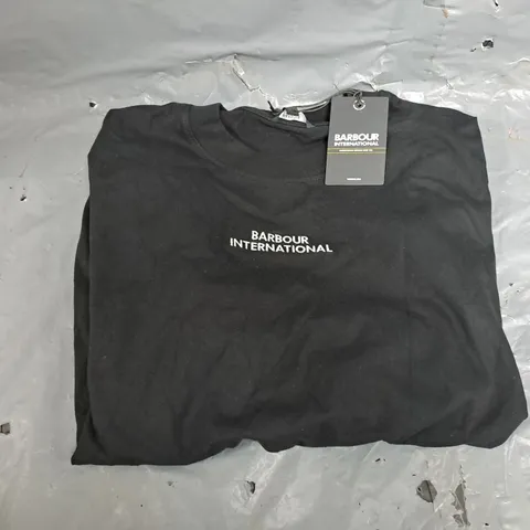 BARBOUR INTERNATIONAL FRANCHESCA TOP BLACK SIZE 14
