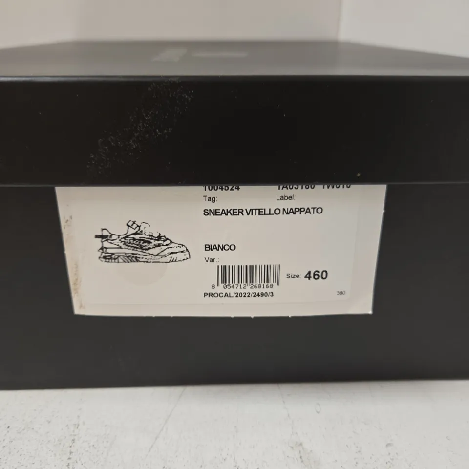 VERSACE SNEAKER VITELLO NAPPATO – BIANCO, UK 11 (EU 46)