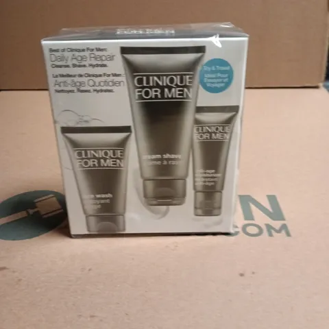 CLINIQUE FOR MEN GIFT SET – BEST OF CLINIQUE FOR MEN (3-PIECE SKINCARE SET) 
