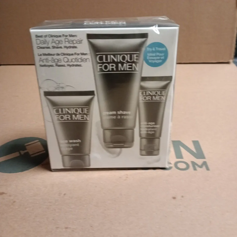 CLINIQUE FOR MEN GIFT SET – BEST OF CLINIQUE FOR MEN (3-PIECE SKINCARE SET) 