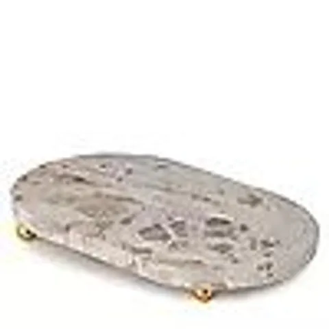 ABODE LEOPARD MARBLE DISPLAY TRAY