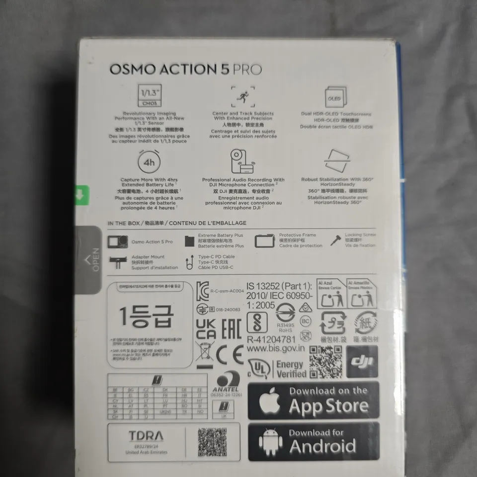 SEALED DJI OSMO ACTION 5 PRO – ESSENTIAL COMBO (BOXED)