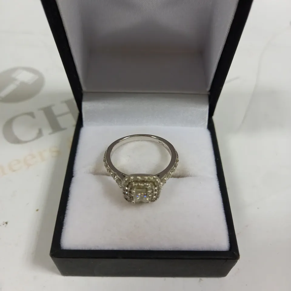 CHAPELLE WHITE DIAMONDS CLUSTER RING - SIZE UNSPECIFIED