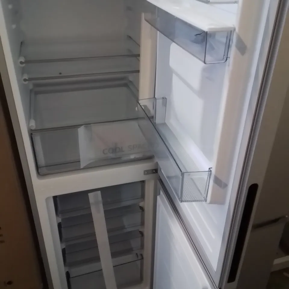 HOOVER H-FRIDGE 300 HOCT3L517EWSK-1 55CM WIDE, LOW FROST FRIDGE FREEZER WITH NON-PLUMBED WATER DISPENSER - SILVER
