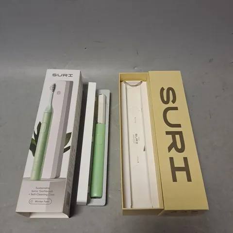 BOXED SURI SONIC TOOTHBRUSH IN WINTER FERN