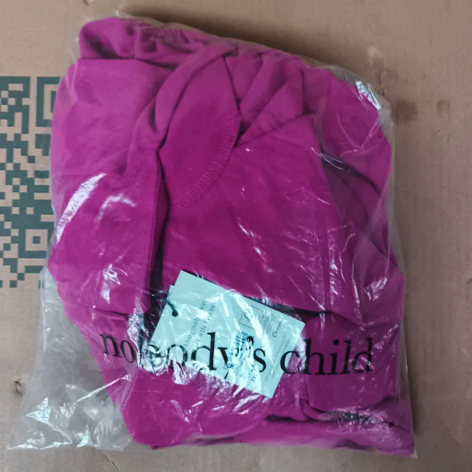 BAGGED NOBODY'S CHLD AVA MINI DRESS IN PINK SIZE UK 8