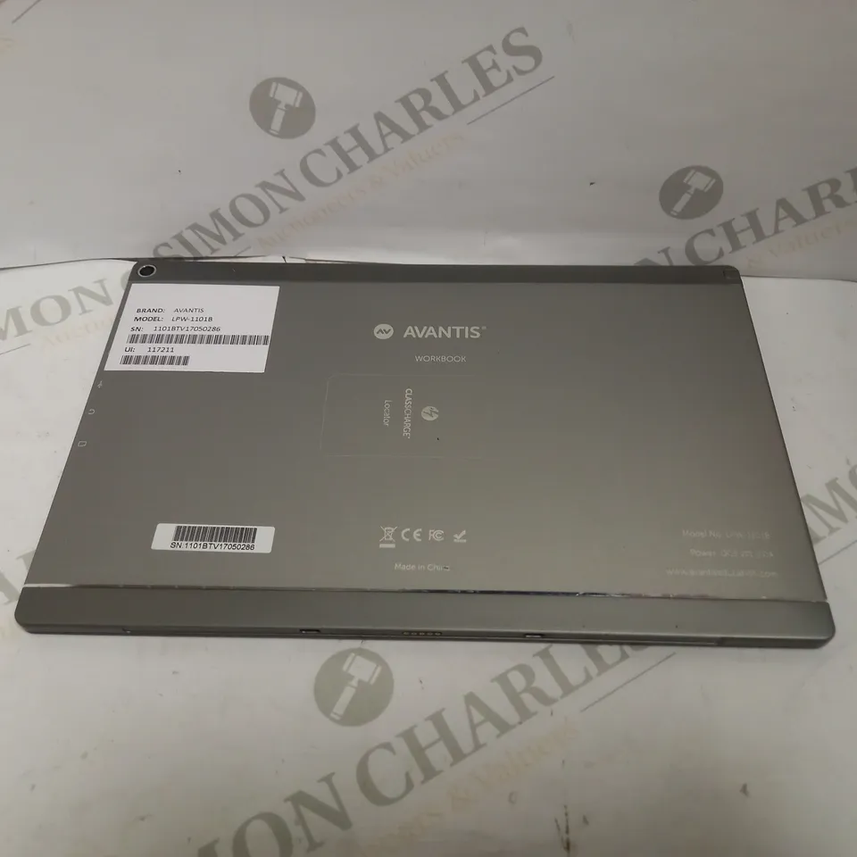 AVANTIS LPW-1101B WORKBOOK TABLET 