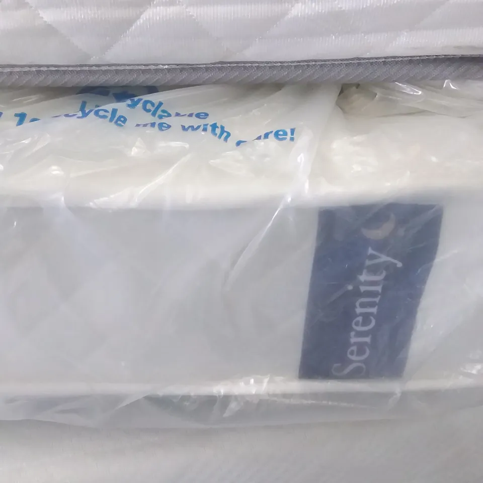 QUALITY BAGGED SERENITY HYBRID COIL AND MEMORY FOAM  SMALL DOUBLE MATTRESS