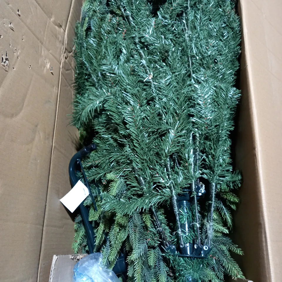 BOXED 7FT SHERWOOD REAL LOOK FULL CHRISTMAS TREE - COLLECTION ONLY RRP £274.99