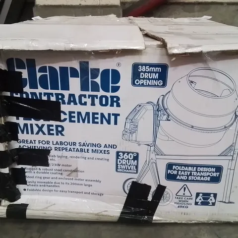 BOXED CLARKE CONTRACTOR CEMENT MIXER