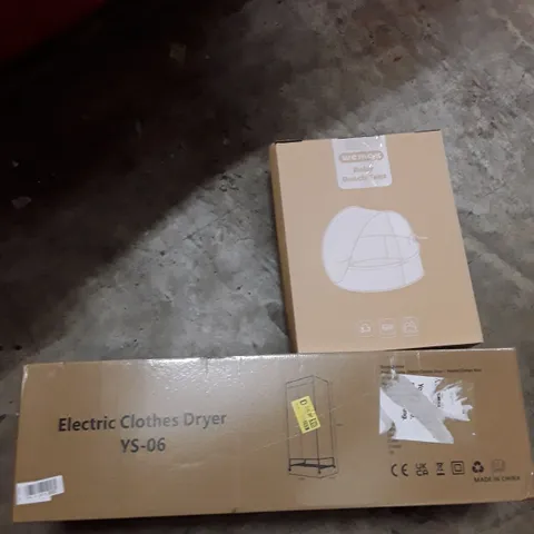 PALLET OF ASSORTED HOUSEHOLD GOODS AND PRODUCT TO INCLUDE; BABY BEACH TENT, ELECTRIC CLOTHES DRYER, BOXED FURNITURE ETC 