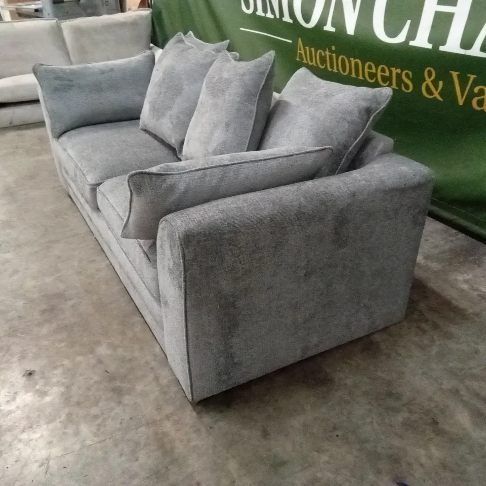 SOHO FABRIC 3 SEATER SOFA - GREY RRP £849