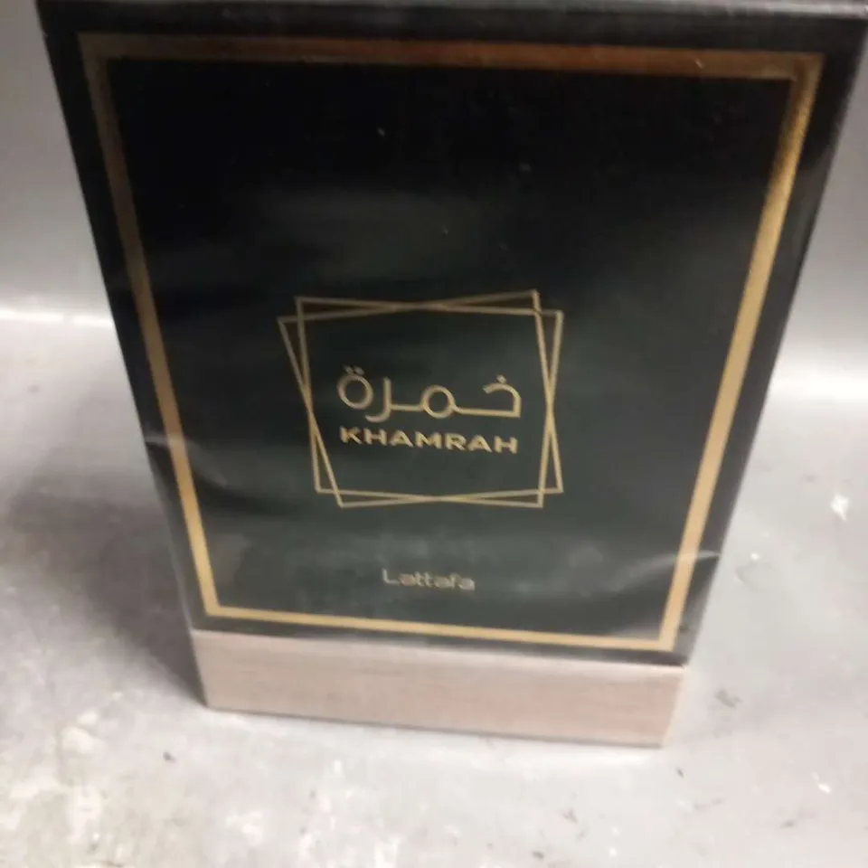 BOXED AND SEALED KHAMRAH LATTAFA EAU DE PARFUM 100ML