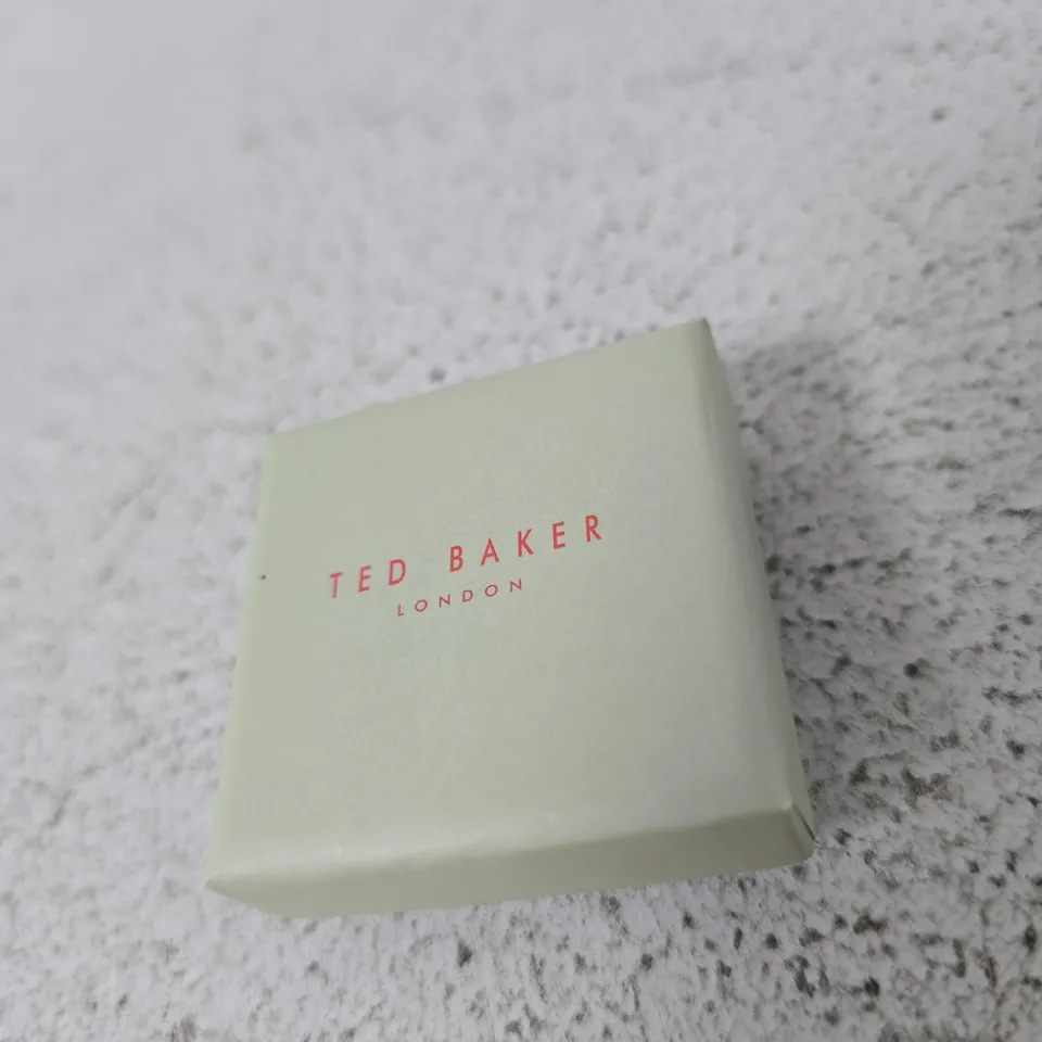 TED BAKER LONDON HEART EARRINGS IN GIFT BOX