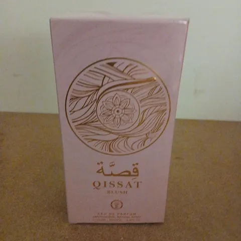 BOXED AND SEALED QISSAT BLUSH EAU DE PARFUM 100ML
