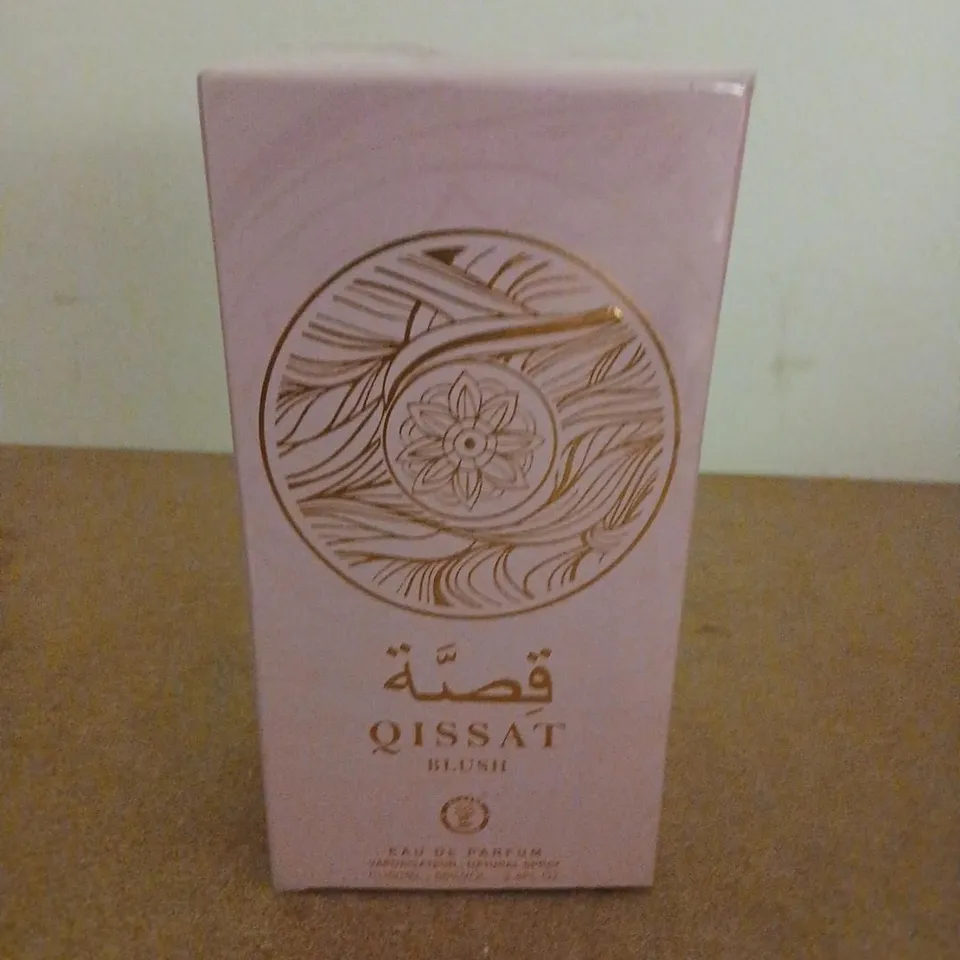 BOXED AND SEALED QISSAT BLUSH EAU DE PARFUM 100ML