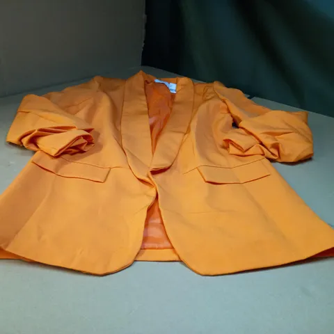 QUIZ ORANGE WOVEN JACKET - XL