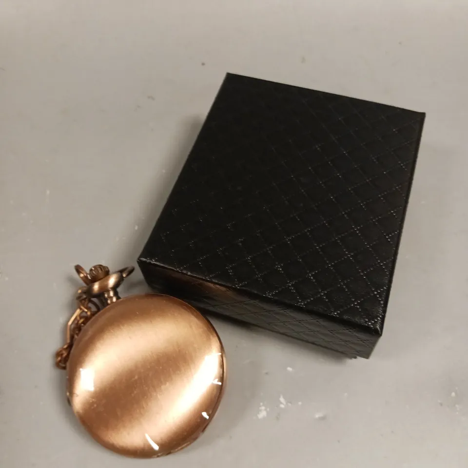 MENS EDISON POCKET WATCH WITH CHAIN