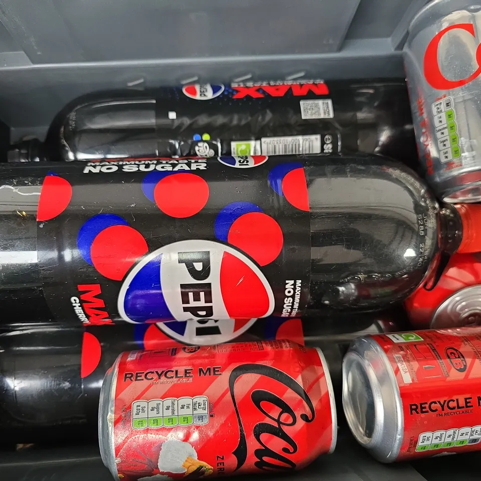 APPROXIMATELY 7 ASSORTED DRINKS TO INCLUDE PEPSI MAX, DIET COKE, COCA COLA ZERO SUGAR, ETC - COLLECTION ONLY