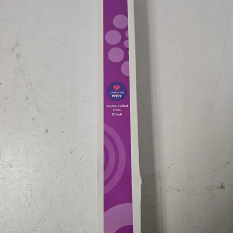 SEALED LOVEHONEY ENJOY DOUBLE-ENDED DILDO 12-INCH