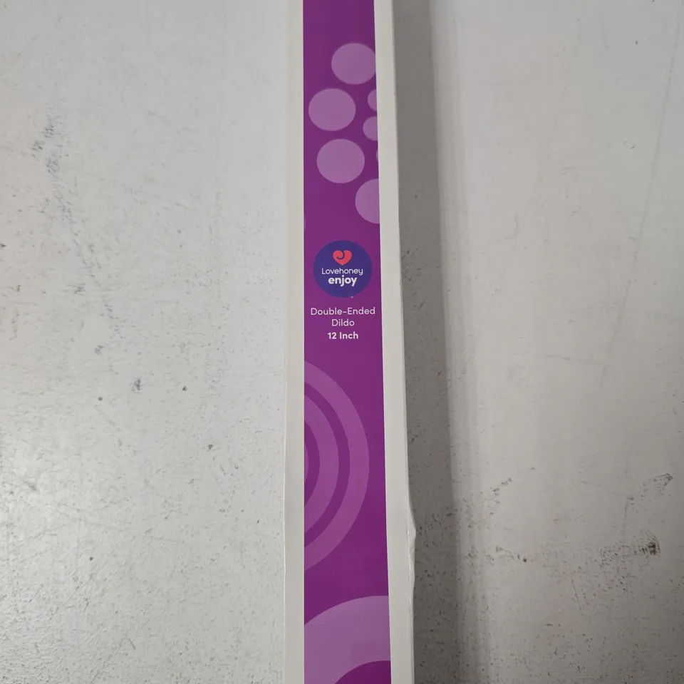 SEALED LOVEHONEY ENJOY DOUBLE-ENDED DILDO 12-INCH