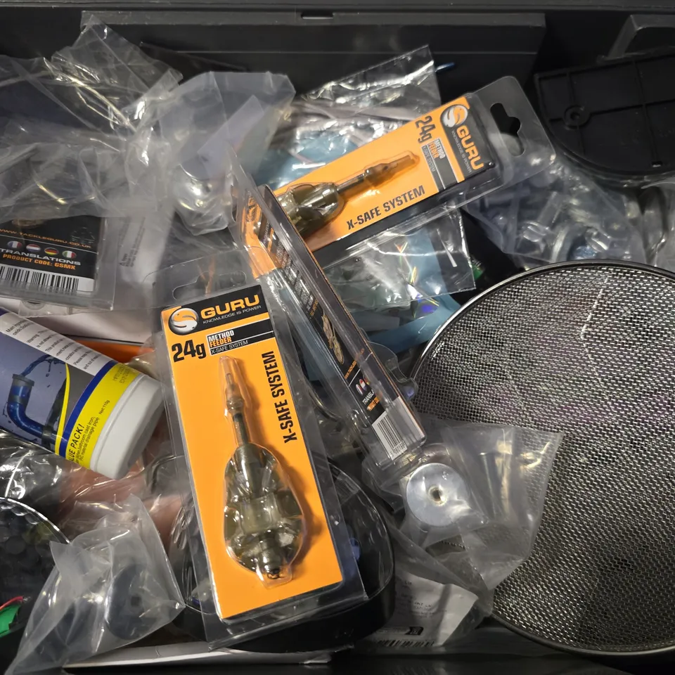 APPROXIMATELY 15 ASSORTED ITEMS TO INCLUDE - MOLD REMOVING GEL , GURU 24G X SAFE SYSTEM , CONFETTI BALLOONS ETC