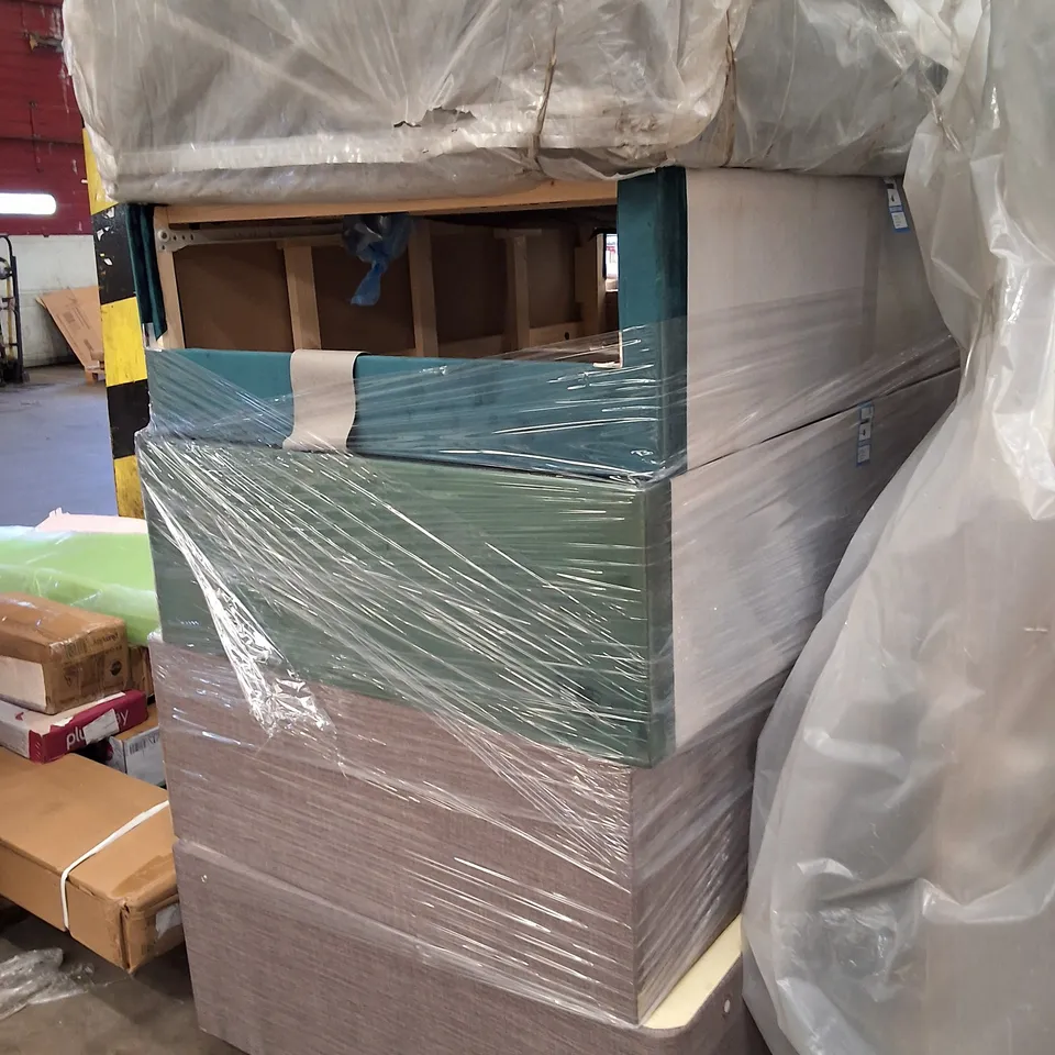 PALLET CONTAINING ASSORTED DIVAN BASE PARTS