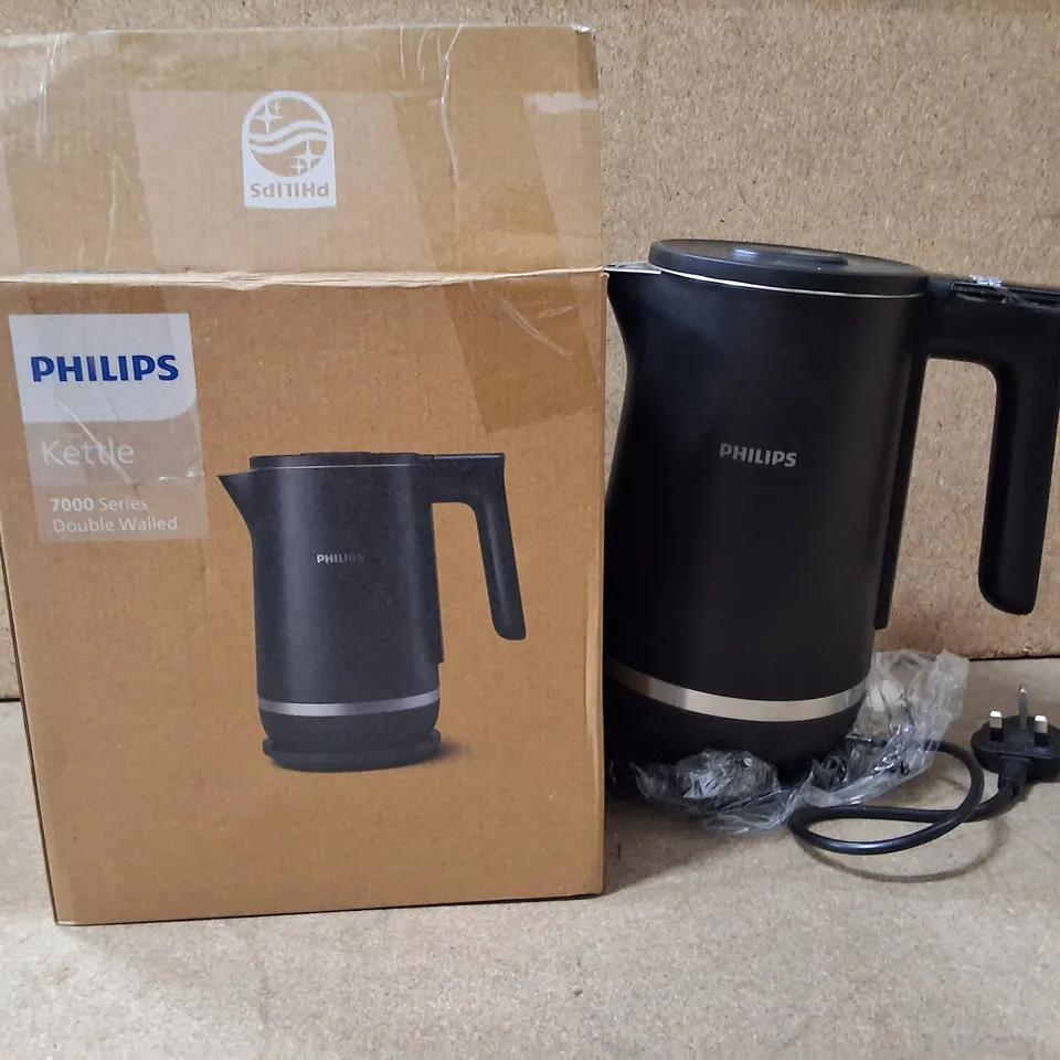 BOXED PHILIPS KETTLE 7000 SERIES DOUBLE WALLED HD9396 – BLACK