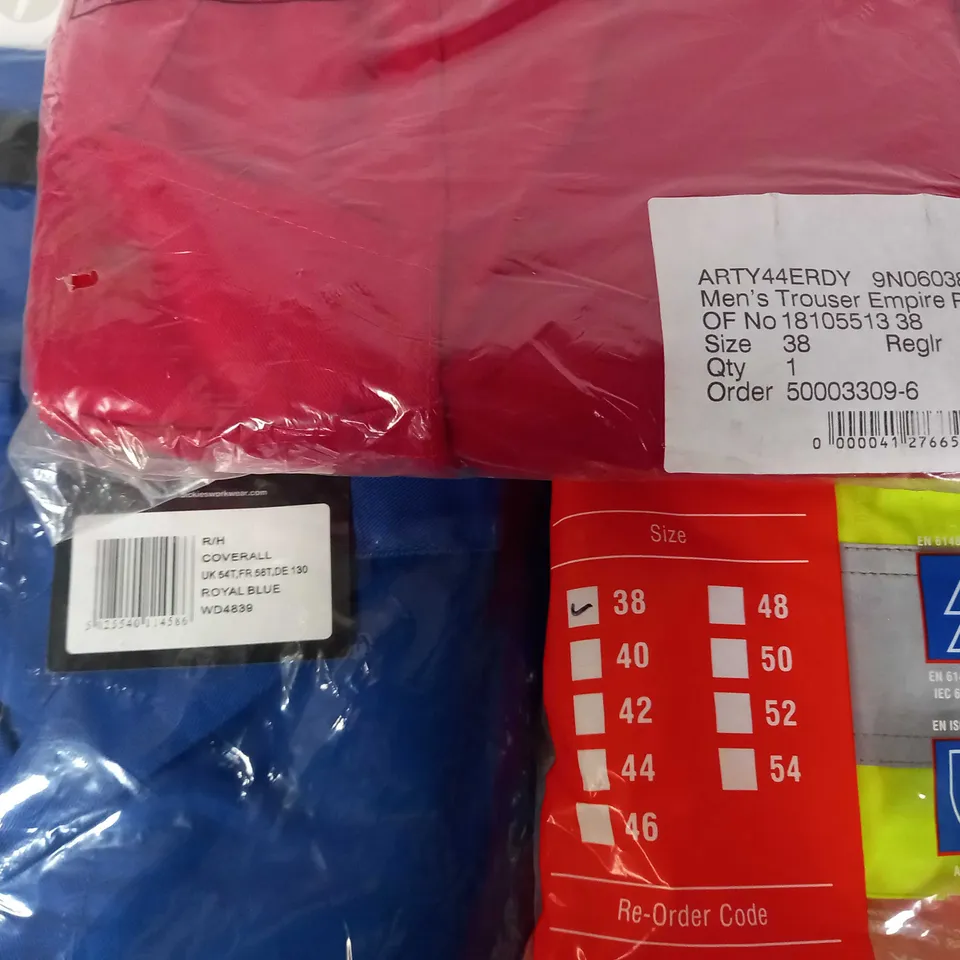 HI-VIS SAFETY WORKWEAR APPROX. 13 ITEMS 
