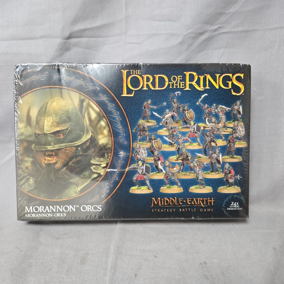 THE LORD OF THE RINGS: MIDDLE-EARTH STRATEGY BATTLE GAME MORANNON ORCS – 24 MINIATURES, BOXED