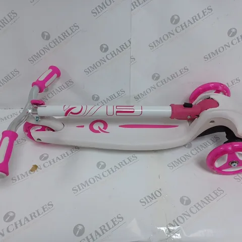 EVO COLOUR BURST PINK AND WHITE KIDS SCOOTER