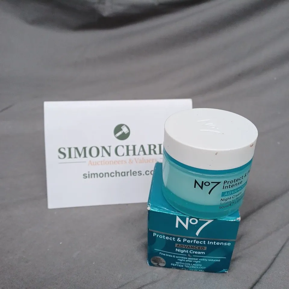 BOXED NO7 PROTECT AND PERFECT INTENSE ADVANCED NIGHT CREAM 50ML