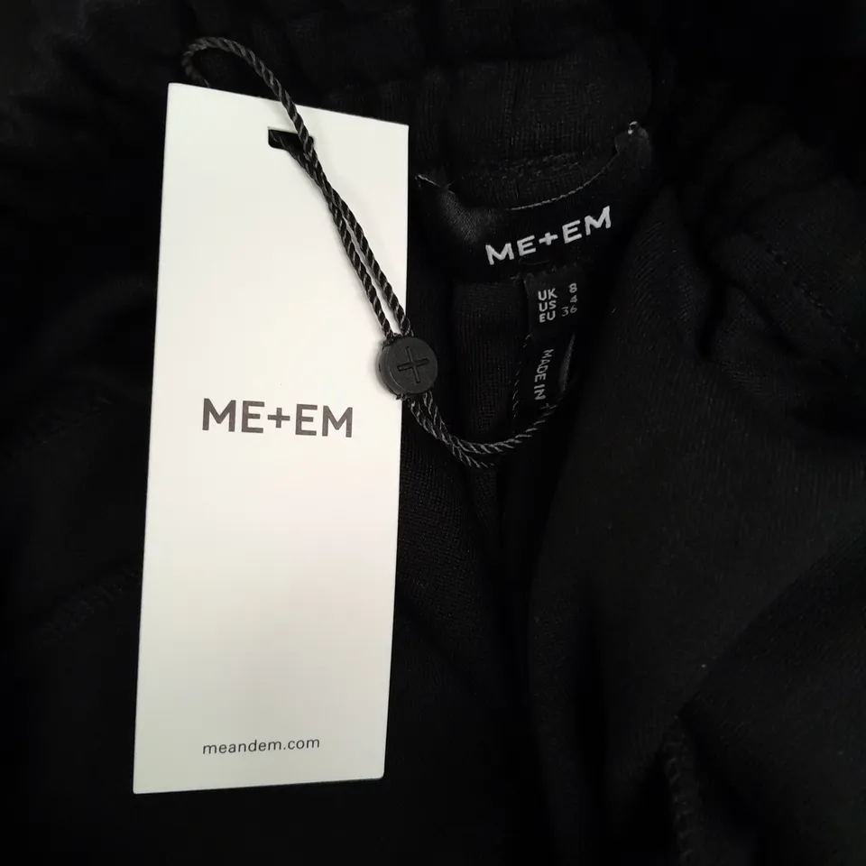 ME+EM TRAVEL TAILORED PNOTE JOGGER IN BLACK - UK 8