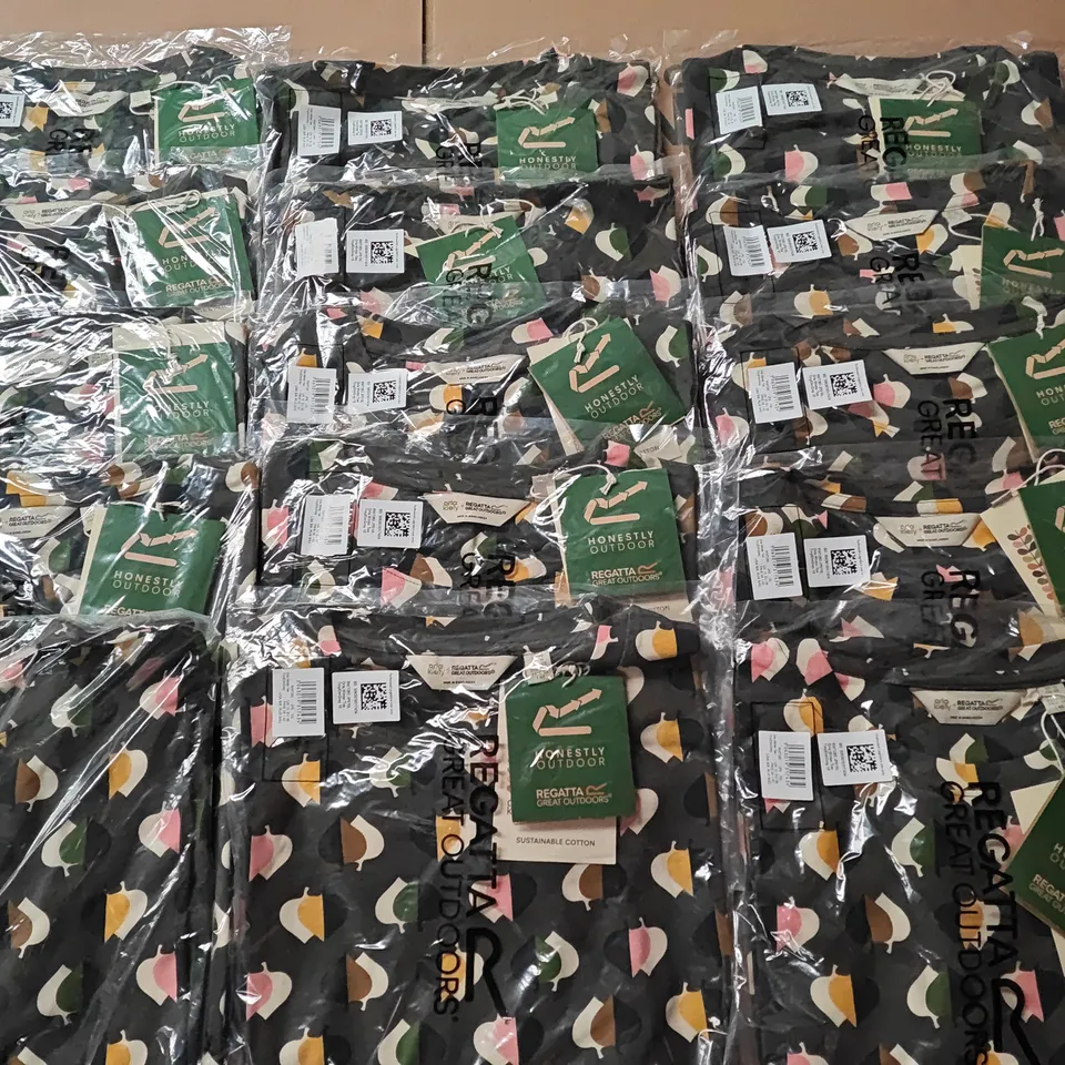 LOT OF 15 BRAND NEW REGATTA ORLA KIELY WINTER T-SHIRTS - VARIOUS SIZES