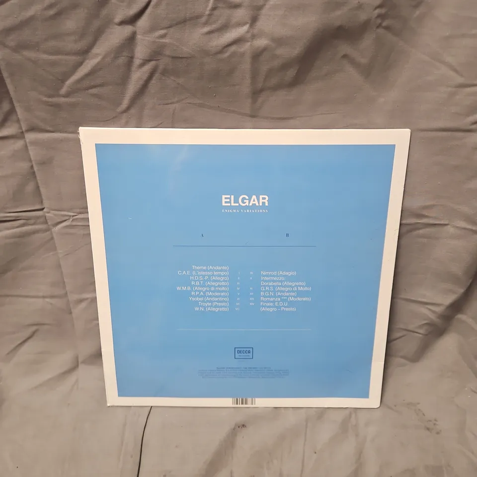 SEALED ELGAR: ENIGMA VARIATIONS – DECCA VINYL