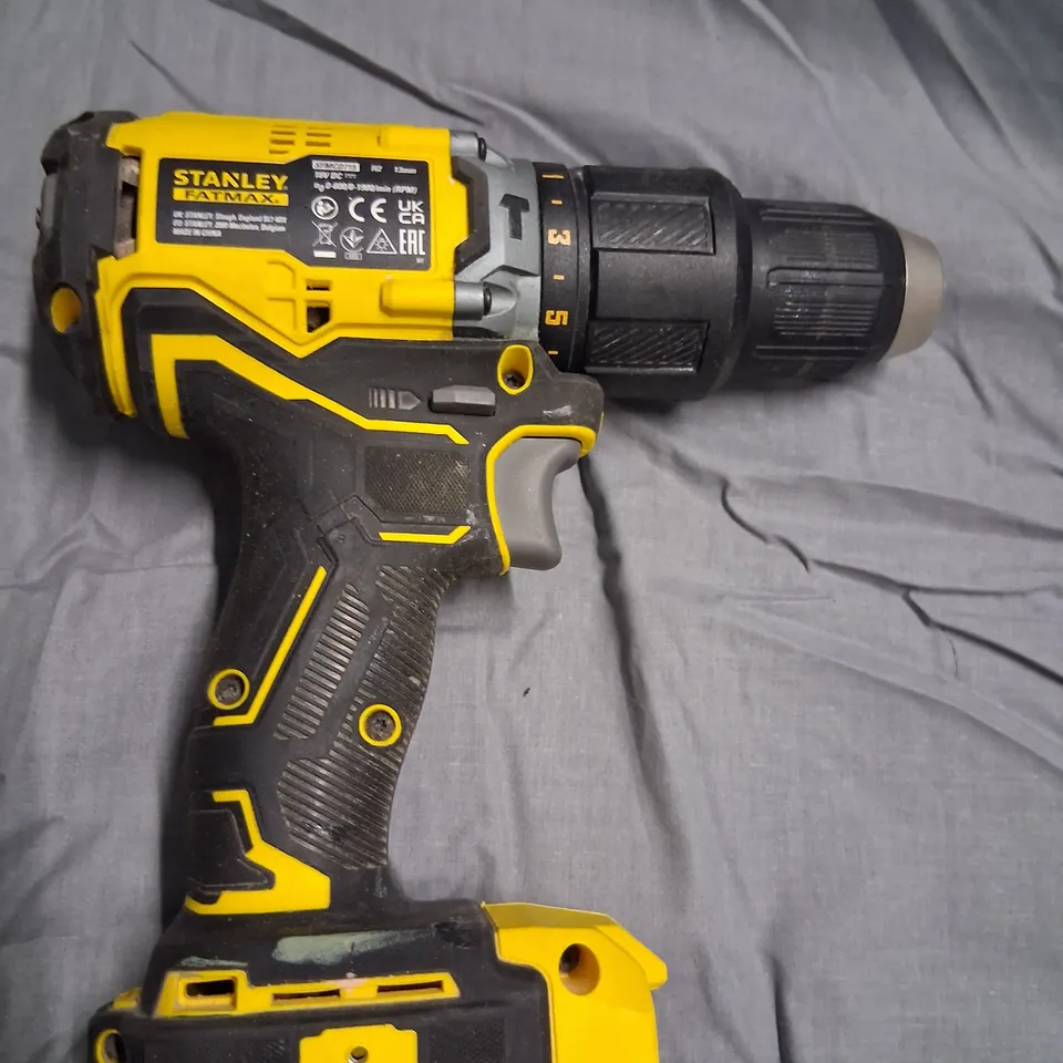 BOXED STANLEY FATMAX 18V BRUSHLESS HAMMER DRILL V20 LITHIUM ION 