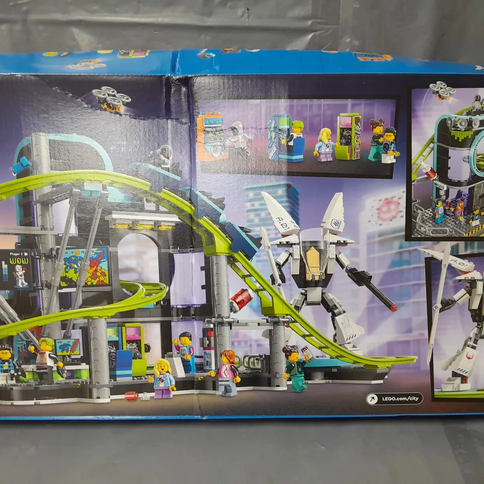 LEGO CITY ROBOT WORLD ROLLER-COASTER PARK TOY 60421 RRP £89.99